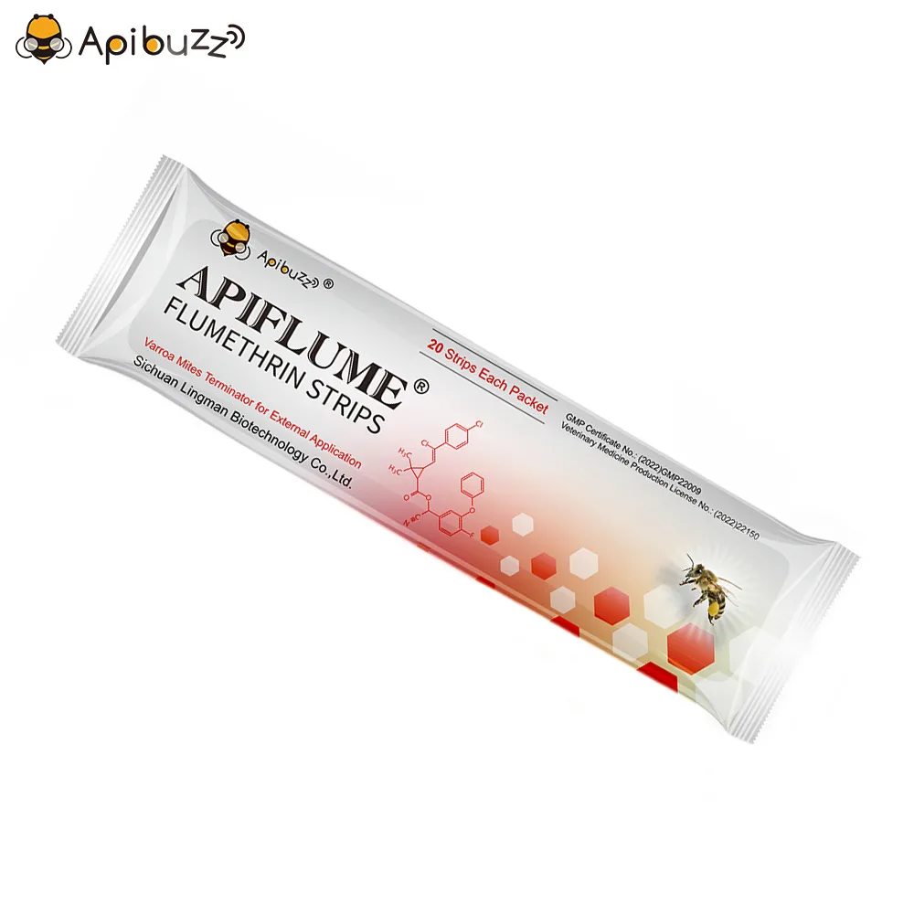 Bandelettes de flum&eacute;thrine APIFLUME pour abeilles, paquet de 20