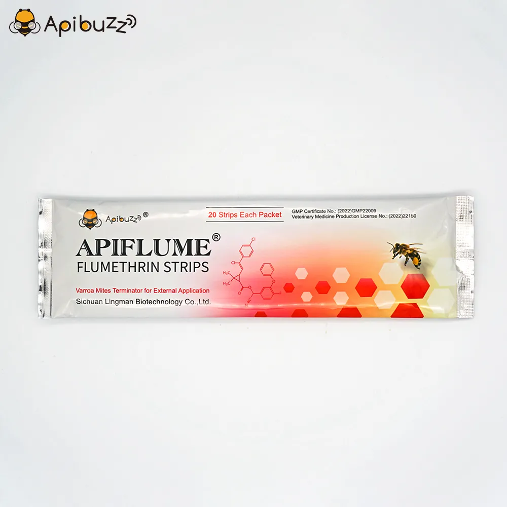 Bandelettes de fluméthrine APIFLUME pour abeilles, paquet de 20