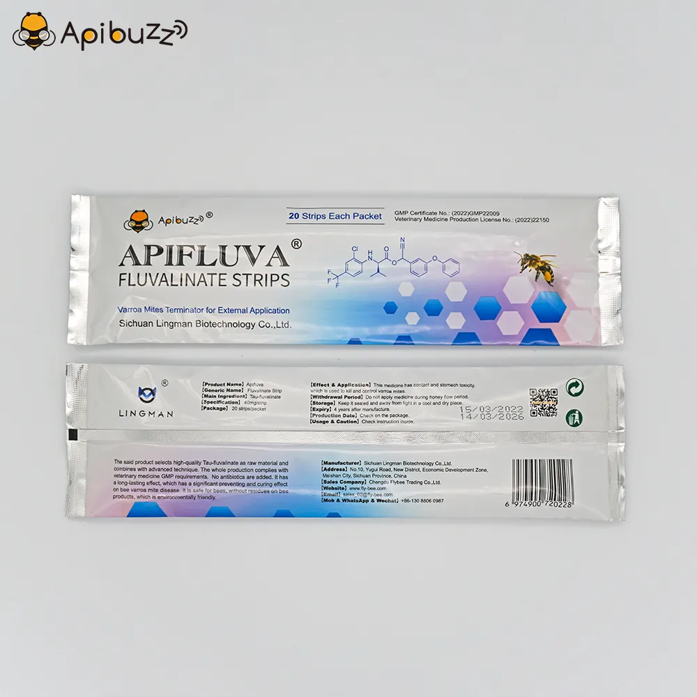 Bandes anti-acariens APIFLUVA - Paquet de 20