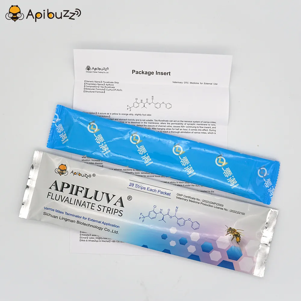 Bandes anti-acariens APIFLUVA - Paquet de 20