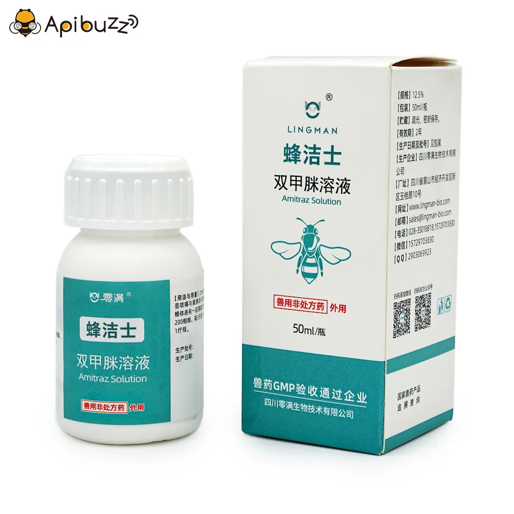 Solution d'amitraze CE LINGMAN 12,5&nbsp;% pour abeilles