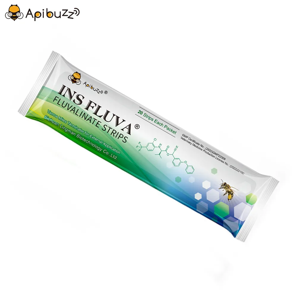Bandes de traitement douces contre les acariens des abeilles INS FLUVA