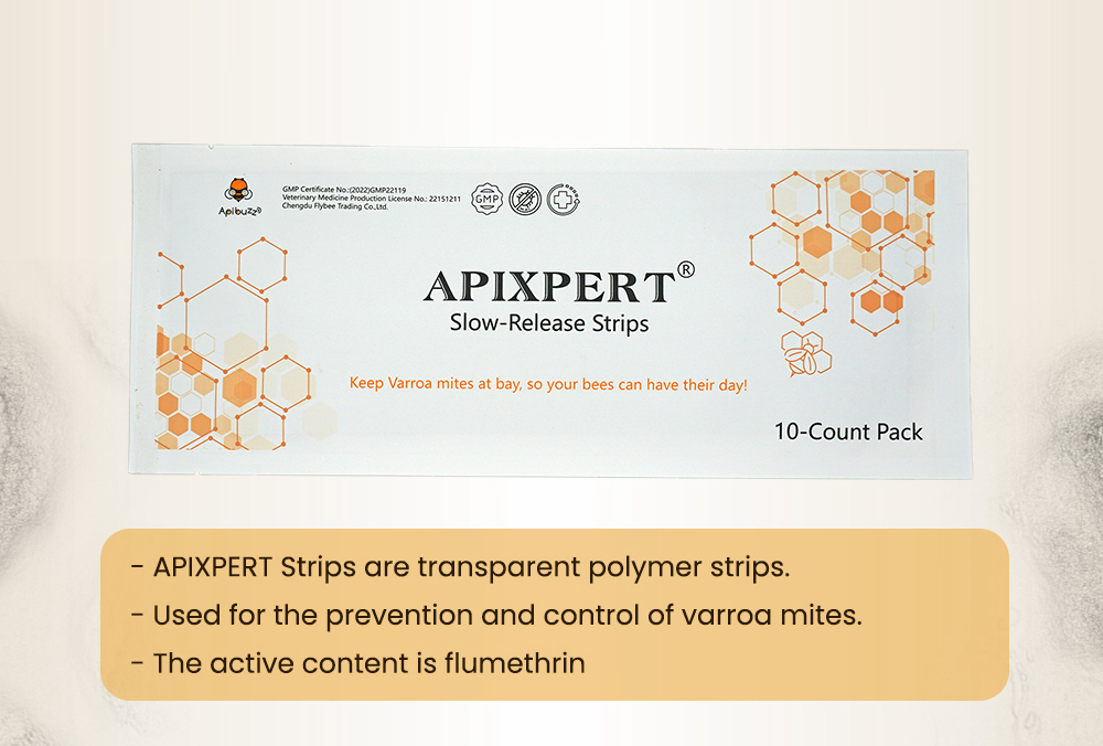 Bandelettes APIXPERT Fluméthrine Varroa à libération lente