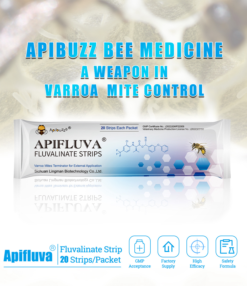 Bandes anti-acariens APIFLUVA - Paquet de 20