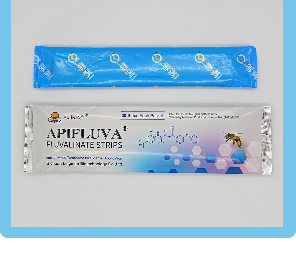 Bandes anti-acariens APIFLUVA - Paquet de 20