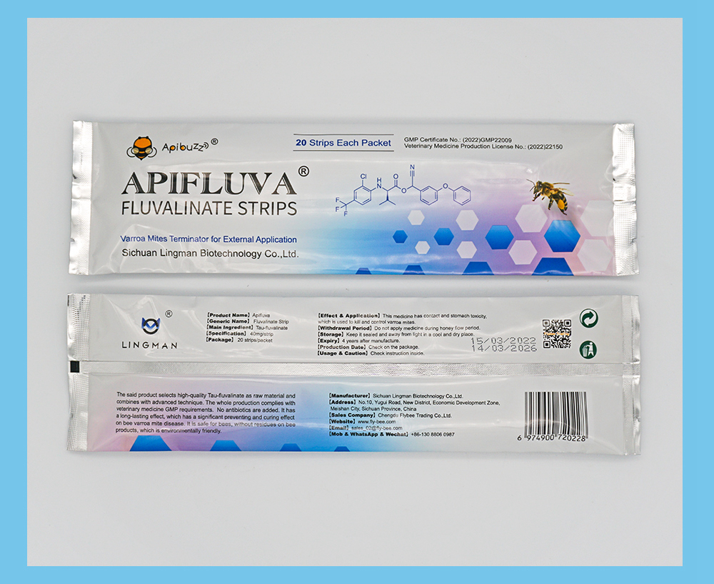 Bandes anti-acariens APIFLUVA - Paquet de 20