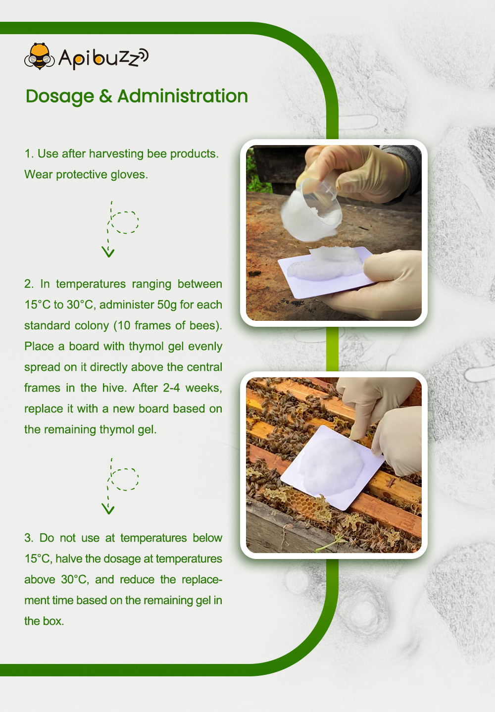 Traitement contre les acariens APITHYMO Thymol