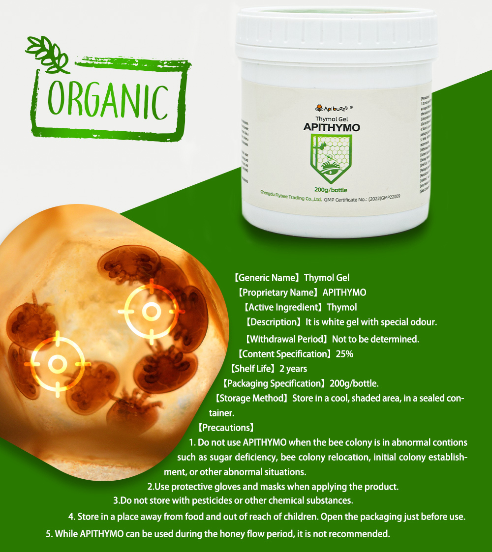 Traitement contre les acariens APITHYMO Thymol