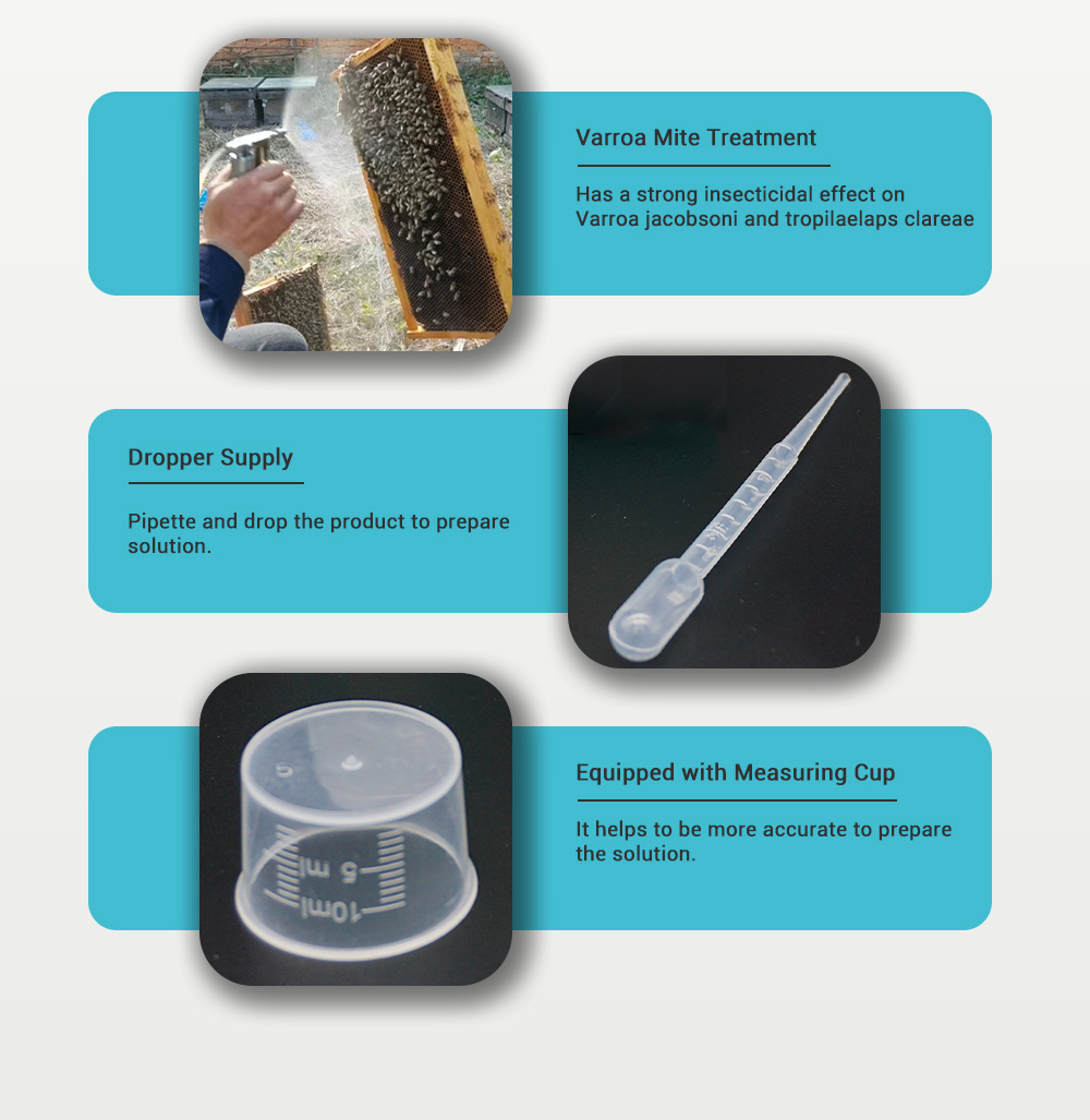 Solution d'amitraze CE LINGMAN 12,5 % pour abeilles