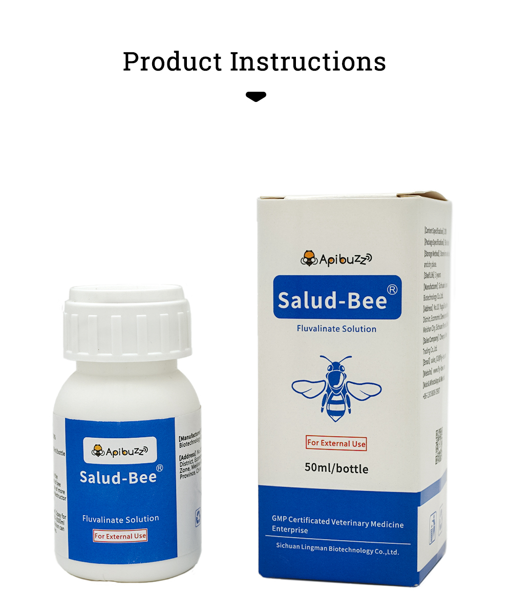 SALUD-BEE Solution de Tau-fluvalinate EW à 20 % pour les abeilles