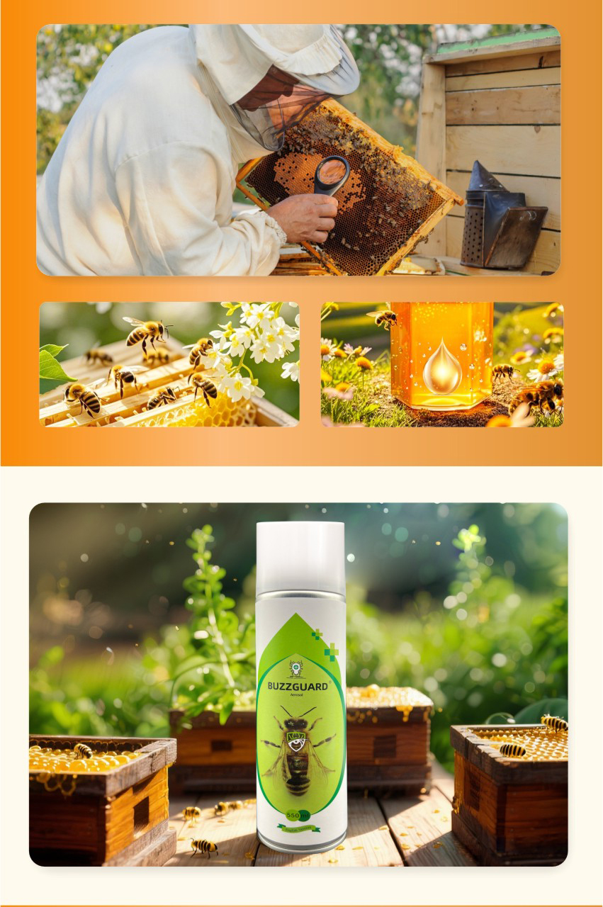 BUZZGUARD Coumaphos Spray pour Abeilles