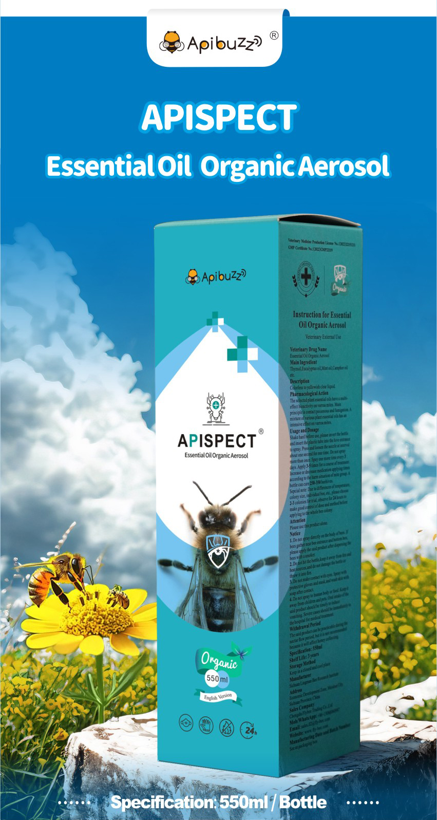 APISPECT - Spray d'Huiles Essentielles Mixtes