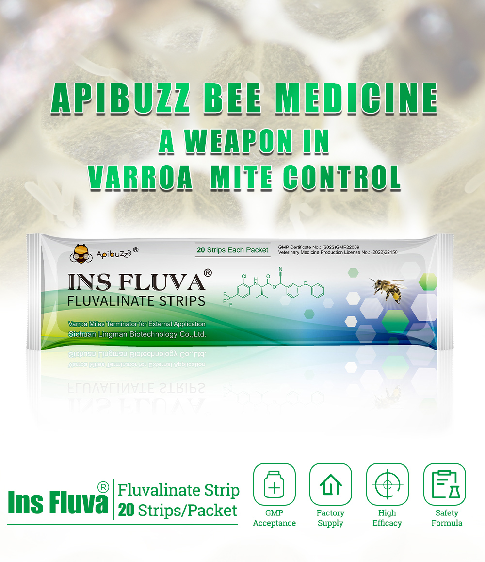 Bandes de traitement douces contre les acariens des abeilles INS FLUVA