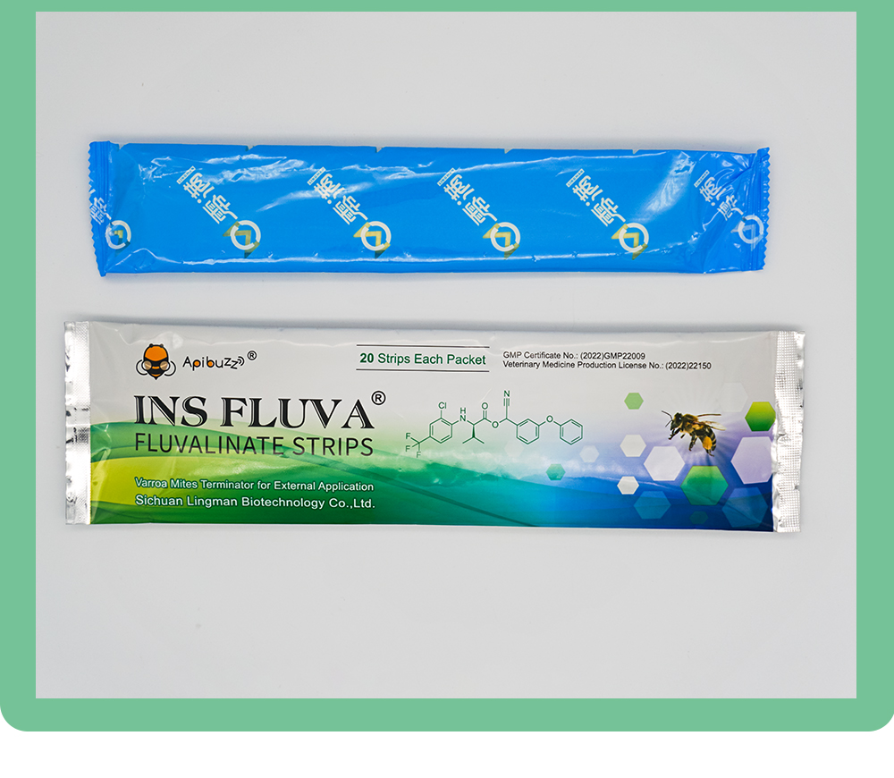 Bandes de traitement douces contre les acariens des abeilles INS FLUVA