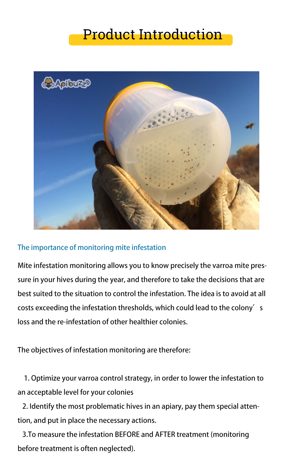 Varroa Vérification de l’infestation
